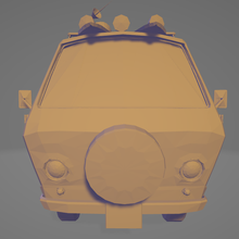 scooby doo mystery machine mistery series vehicle 3d print model - Mito3D