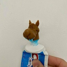scooby doo dentifrice vomir Scooby Doo dents salle bains santé brosse 3d print model - Mito3D
