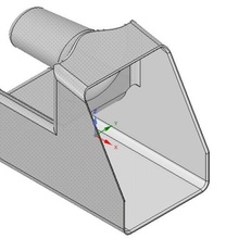 scoop service candy cereal food bean clear 3d-print cnc tool product relocation laboratory re-pare accuracy anti-splash drop handle cup maintenance regulations clean cleaning waste shavings garbage dust-scoop soybean sugar spice flour ice kitchen dustpan dust 3d print model - Mito3D