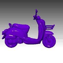 scooter 3d print model - Mito3D