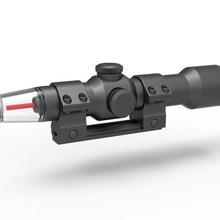 kapsam cosplay blaster çeşitli oyuncak yazdırılabilir baskı silah tabanca bölüm scifi 3d print model - Mito3D
