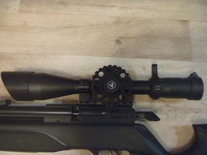 escopo valente lince pcp ar rifle Sol viseira paralaxe roda 4 16x50 sf Senhor ampliação gamo seta 3d print model - Mito3D