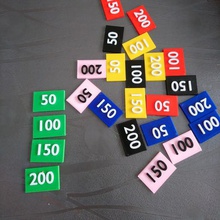 puntuación de los chips juego carcassonne token la 3d print model - Mito3D