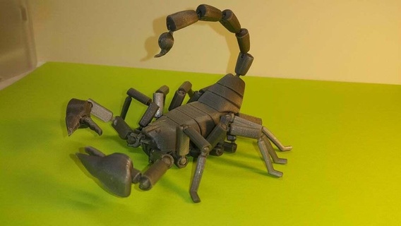 akrep scorpio animals inşaat oyuncaklar oyuncak toys hayvanlar 3d print model - Mito3D
