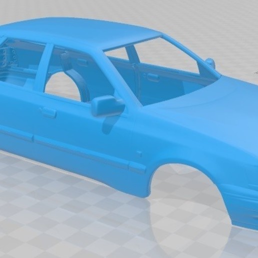 scorpio 1985 printable body car 3D print model - Mito3D