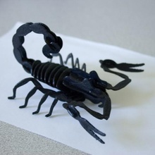 scorpion Kunst Kreaturen - Spielzeug Modell 3d print model - Mito3D