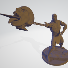 escorpião mk 11 jogos combate luta herói figura brinquedo fácil poli mortal ataque guerra legal arma desenho animado 3d print model - Mito3D