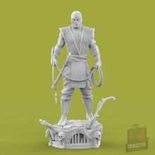 scorpion - mortal kombat art escultura juego toy 3d print model - Mito3D