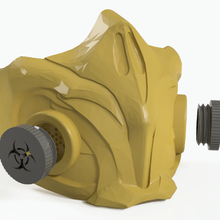 scorpion covid mask 19 deadly kombat covid19 filters 3d print model - Mito3D