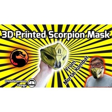 Scorpion visage masque 3d print model - Mito3D