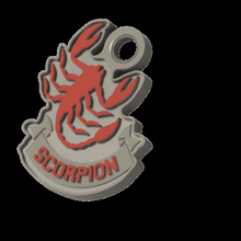 scorpion key ring door 3d print model - Mito3D