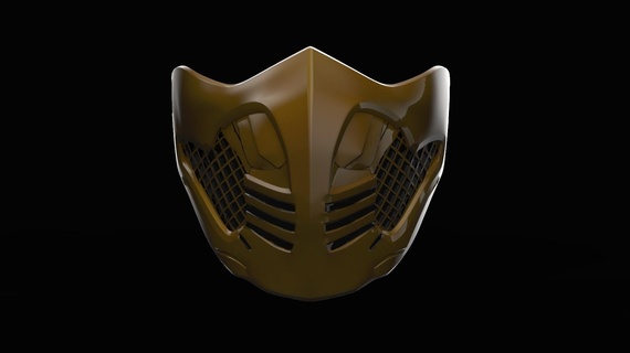 scorpion mask 1 3d print model - Mito3D