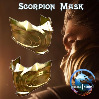 Scorpion masque mortel kombat 1 cosplay combat zéro casque jouets Jeux mk1 mkx mode 3d print model - Mito3D