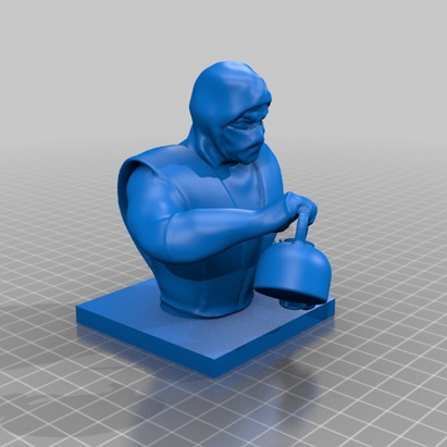 scorpione matero of 6cm gratuito adattabile 3D print model - Mito3D