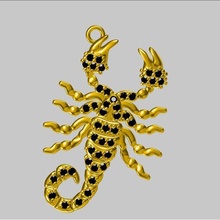 scorpione collana gioielleria animale design tendenza 3d print model - Mito3D