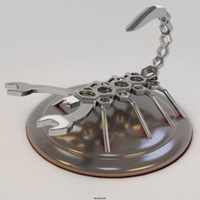 scorpion nuts art sculpture toy 3d print model - Mito3D