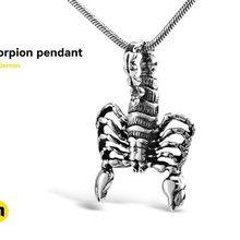 scorpion pendant jewelry amulet animal astrologic astrology biology bracelet gift gold keychain keyring necklace pendants printable redytoprint silver zodiac 3d print model - Mito3D