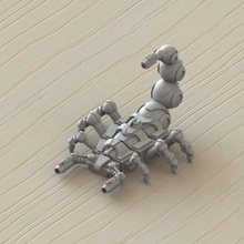 scorpion robot giocattolo gioco juguete 3d stampa 3d print model - Mito3D