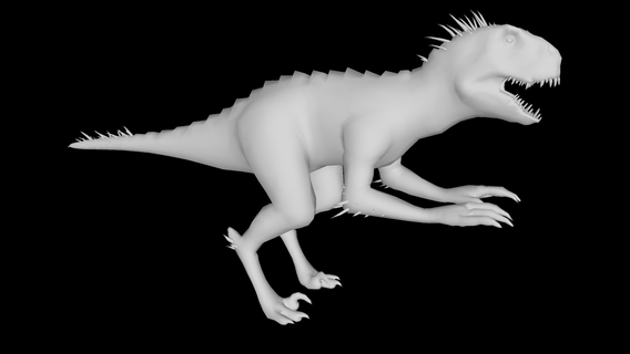 scorpions rex art dinosaure 3d print model - Mito3D