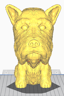 scottish terrier dog funko planter pot 3d print model - Mito3D