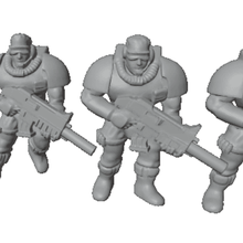 scout soldiers snipers game 40k mildcat scoutmarine space marines games 3d print model - Mito3D