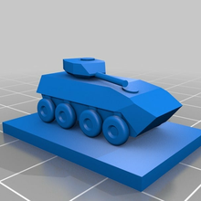 keşif tank savaşı 1300 5mm ww2 oyuncak 3d print model - Mito3D