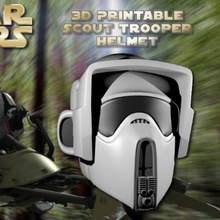 scout trooper capacete hi-res moda 3d print model - Mito3D