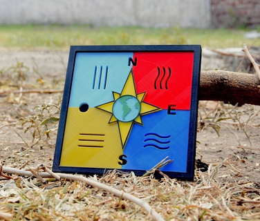 scout marcheur badge scie sauteuse puzzles logo marcheurs éléments 3d print model - Mito3D