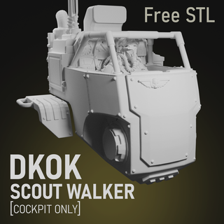 scout walker cockpit 3d print model - Mito3D