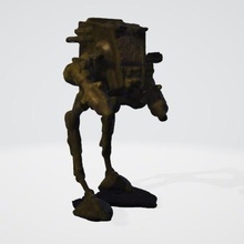 scout walker art star wars toys sci-fi action figures space 3d print model - Mito3D