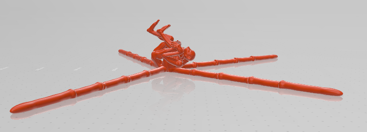 scp es 044 necrofauna artropodi giocattolo giocattoli fondazione en mostro ragno 3d print model - Mito3D