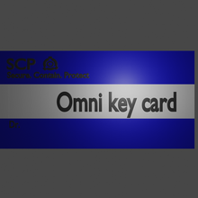 scp omni key card game videogame 3d print model - Mito3D