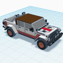 jeep scrambler Kunst design 3d print model - Mito3D