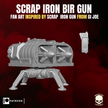 scrap iron fan art big gun action figures 3d print model - Mito3D