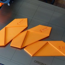 scrapbooking angle de la règle l'art 3d print model - Mito3D