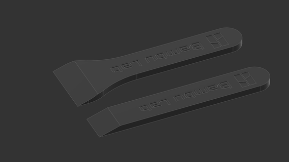 kazıyıcı bıçak ağzı Bambu laboratuar 3d print model - Mito3D