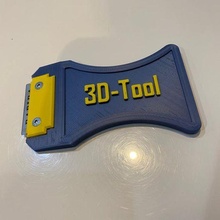 scraper razor blade tool 3d print model - Mito3D