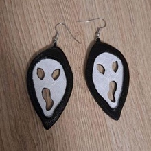 crier boucles d'oreilles bijoux Halloween glace filament courageux noir cosplay créalité ender 3 pro 3d print model - Mito3D