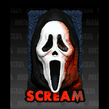 scream ghostface magnet 3d print model - Mito3D