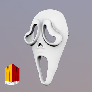 grito mascarar Horror filme franquia Cindy Bruxas assustador assassino monstro 3d print model - Mito3D