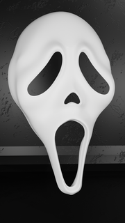 scream mask Various halloween parties shout ghost 3d print model - Mito3D
