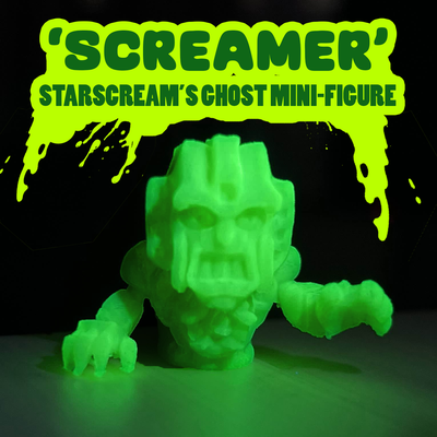 urlatore ghostbusters style starcream 39 s fantasma mini fig gioco vero acchiappa fantasmi trasformatori ectotron ghost 80s azione figura giocattolo figurina creatura starscream ghoul halloween 3d print model - Mito3D