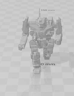 hurlant 1e américain mecha commissarharris combatmech Fighttech Jeux projet bulle 3d print model - Mito3D