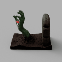 schreiend Hand Skulptur nhs Skateboard Schrei Kunst unheimlich Monster Grabstein Skulpturen Finger Deko Grusel Statue Grab Halloween gruslig Zombie Tod 3d print model - Mito3D