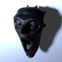 scream art 3d print model - Mito3D