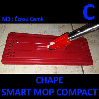 Estrich Clever Mopp kompakt Modell Estrich Clever Mopp kompakt Clever Mopp kompakt Besen Mopp 3d print model - Mito3D