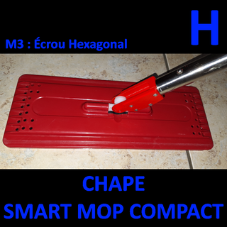 Batira inteligente esfregão compactar modelo vassoura 3d print model - Mito3D