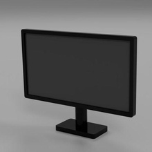 pantalla pc computadora oficina 3d print model - Mito3D