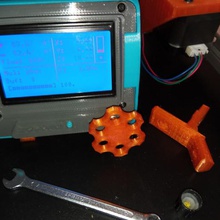 screen nema17 knob tool 3d printer parts shaft rotary potentiometer nema 17 extruder 5mm 3d print model - Mito3D