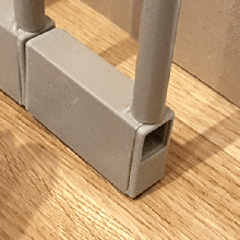 adaptador de tornillo perro hijo la barrera casa el bloque niño puerta parada las piezas repuesto 3d print model - Mito3D